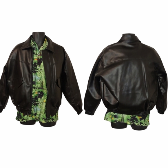 W.F.S LEATHER JACKET - Picture 1 of 8